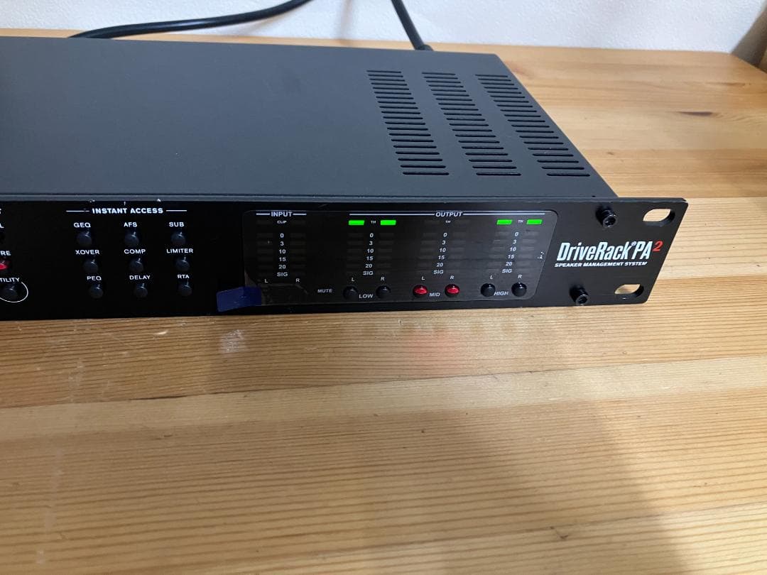 dbx Dack PA2 DBXPA2-V-JA PAプロセッサー
