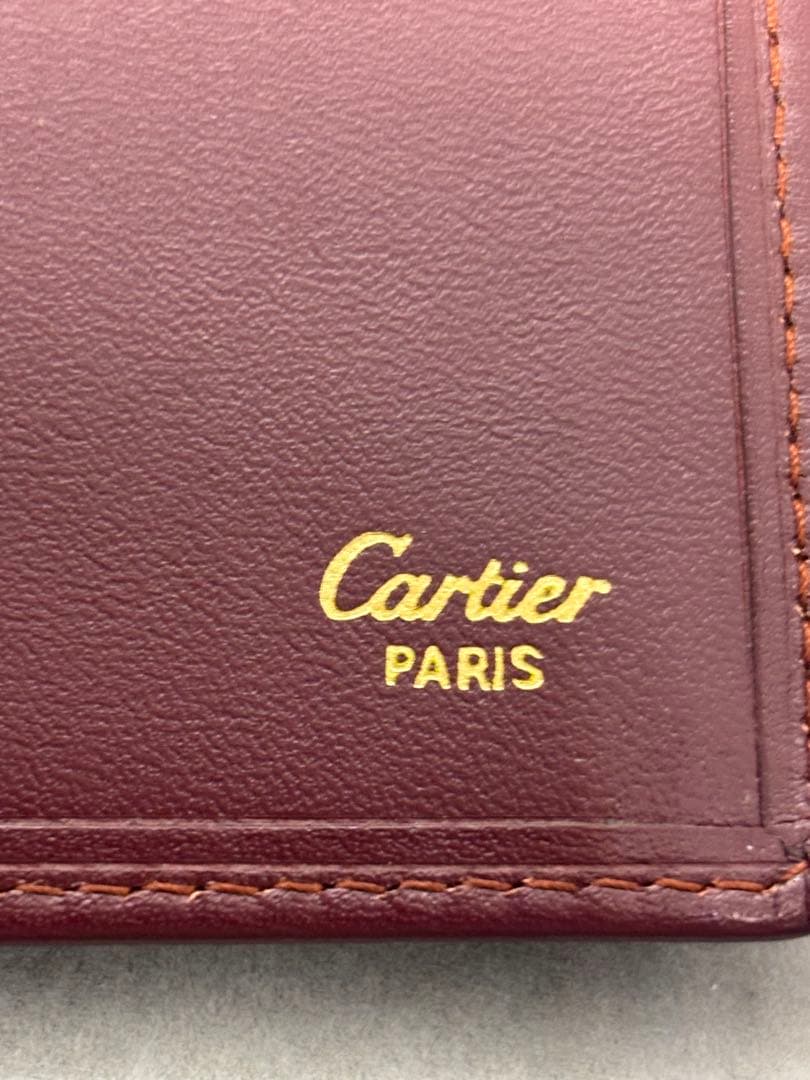 カルティエ マストライン レザー マネークリップ　札入れ カード入れ　上品