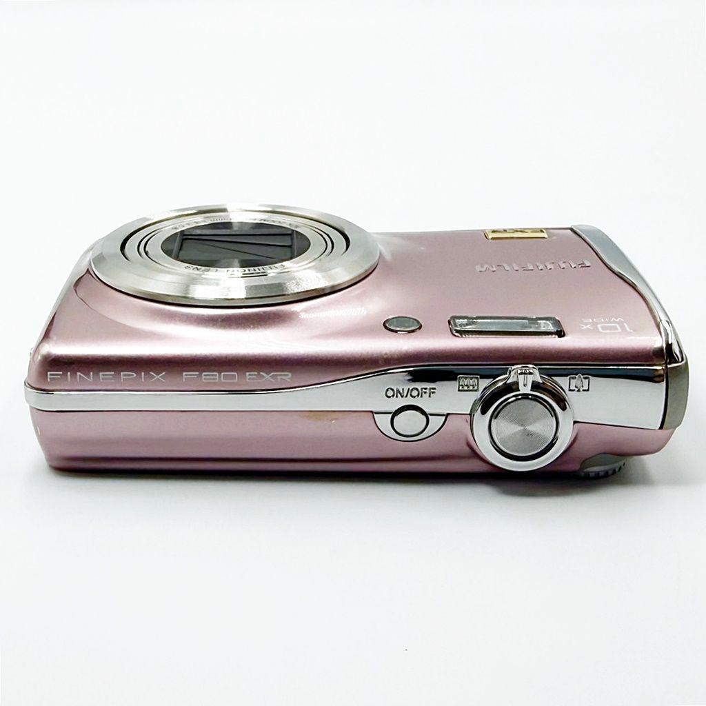 フジフイルム FinePix F80EXR ピンク コンデジ カメラ 中古