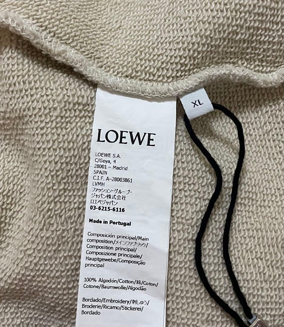 LOEWE ロゴ刺繍 トレーナー XL