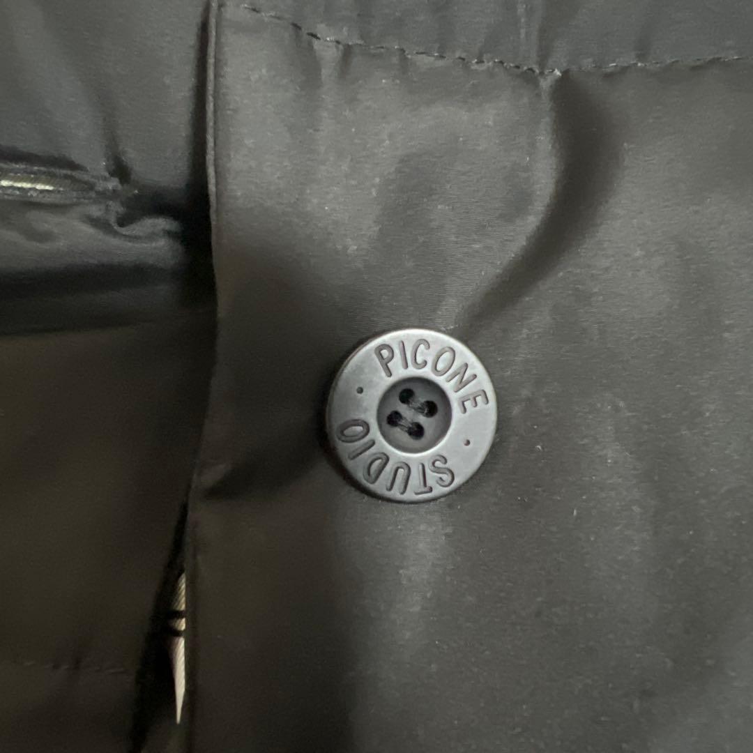 美品 ピッコーネ 刺繍入り フェザー ダウンジャケット38 レディース