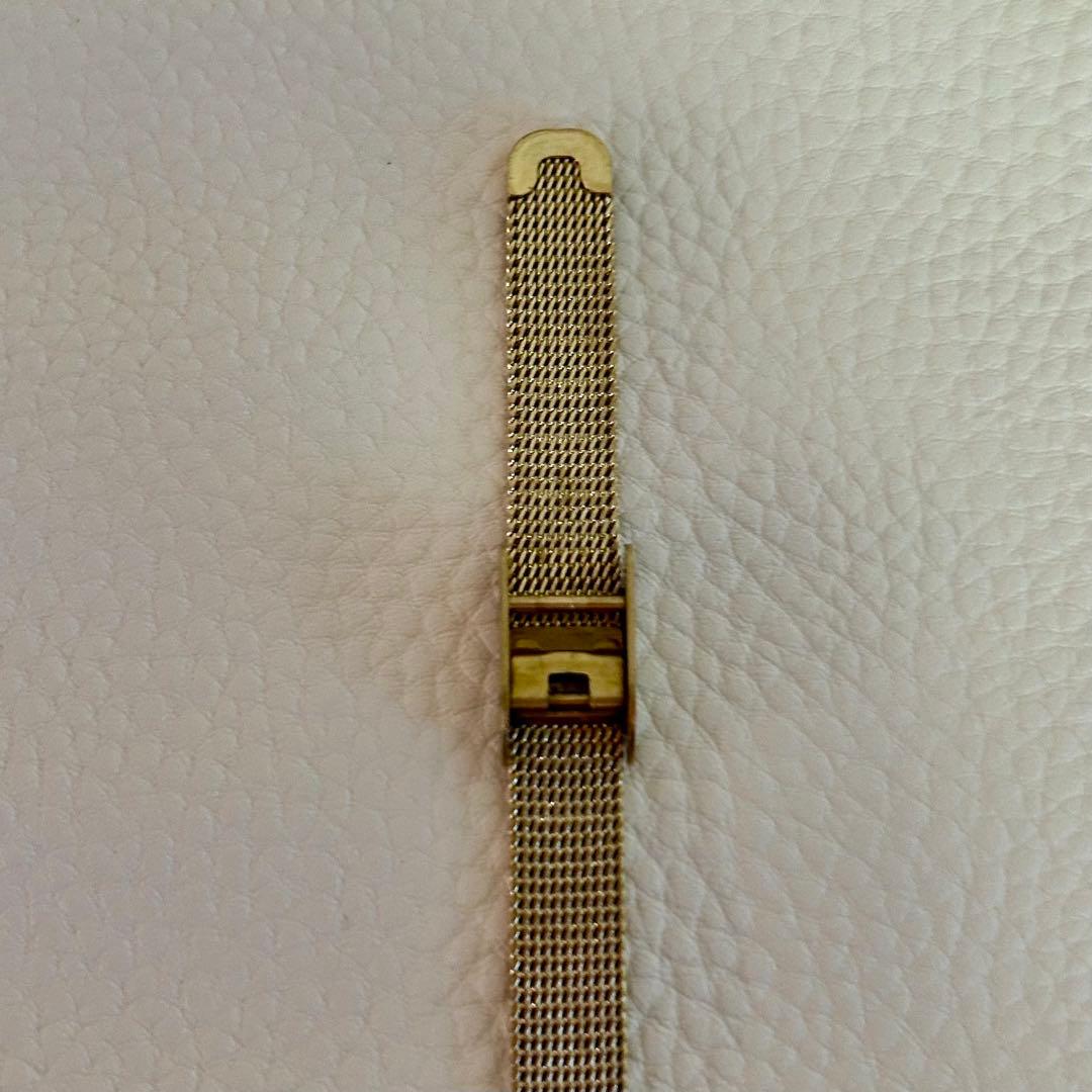 美品⭐︎ agete ドレスウォッチ　ゴールドメッシュベルト