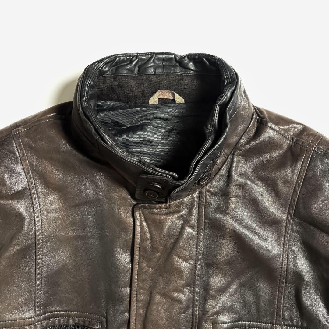 ジャケット・アウター VINTAGE SERAPHIN LEATHER FIELD JACKET