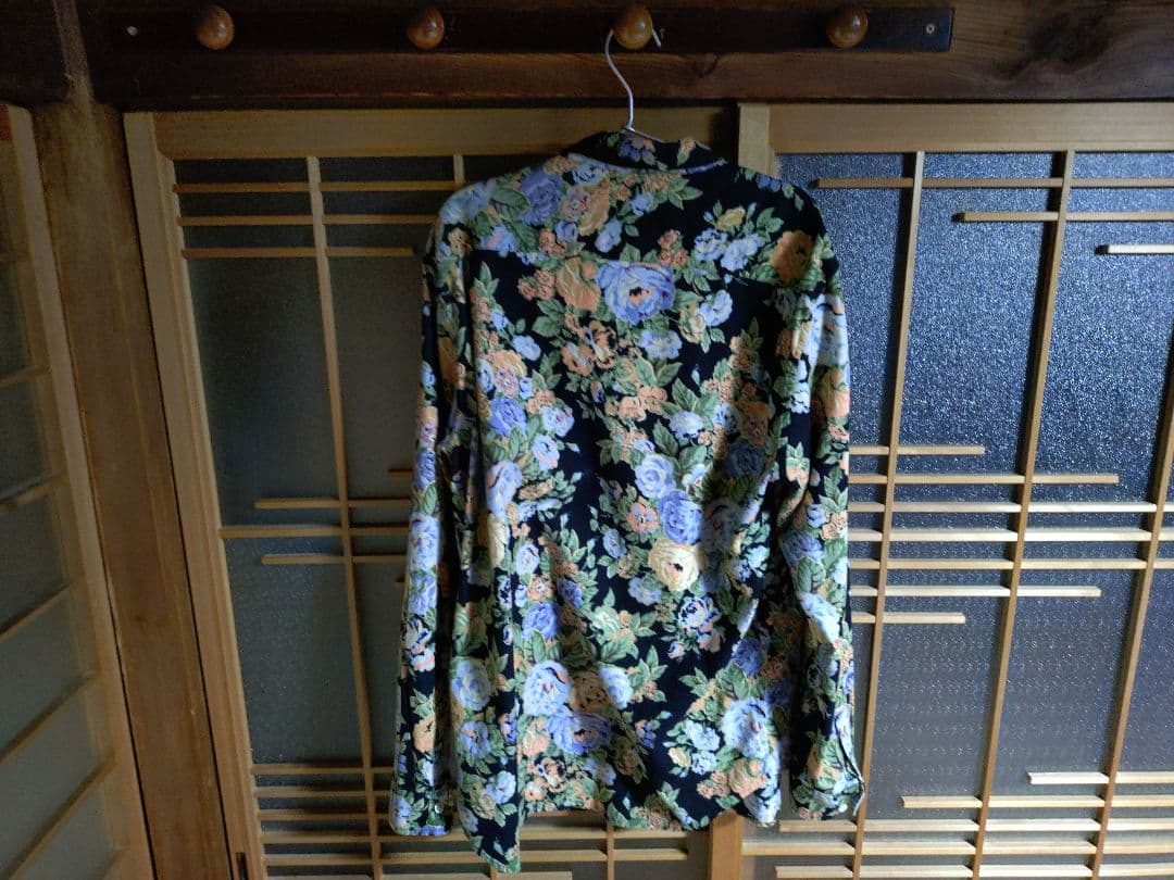 名作　希少XL　Supreme 14FW Flower Shirt Floral