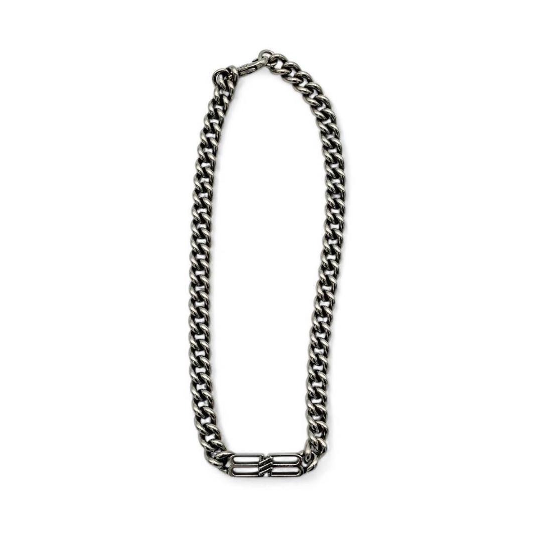 美品 BALENCIAGA バレンシアガ グルメットネックレス BB icon.