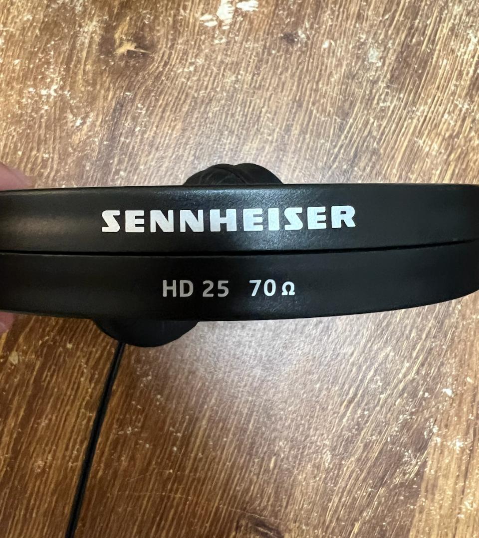 Sennheiser HD 25 ブラック 有線ヘッドホン