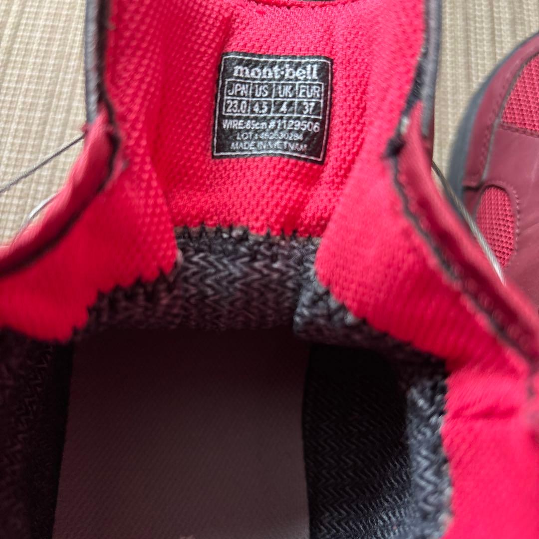 mont-bell キッズ トレッキングシューズ（23cm）【ほぼ新品】