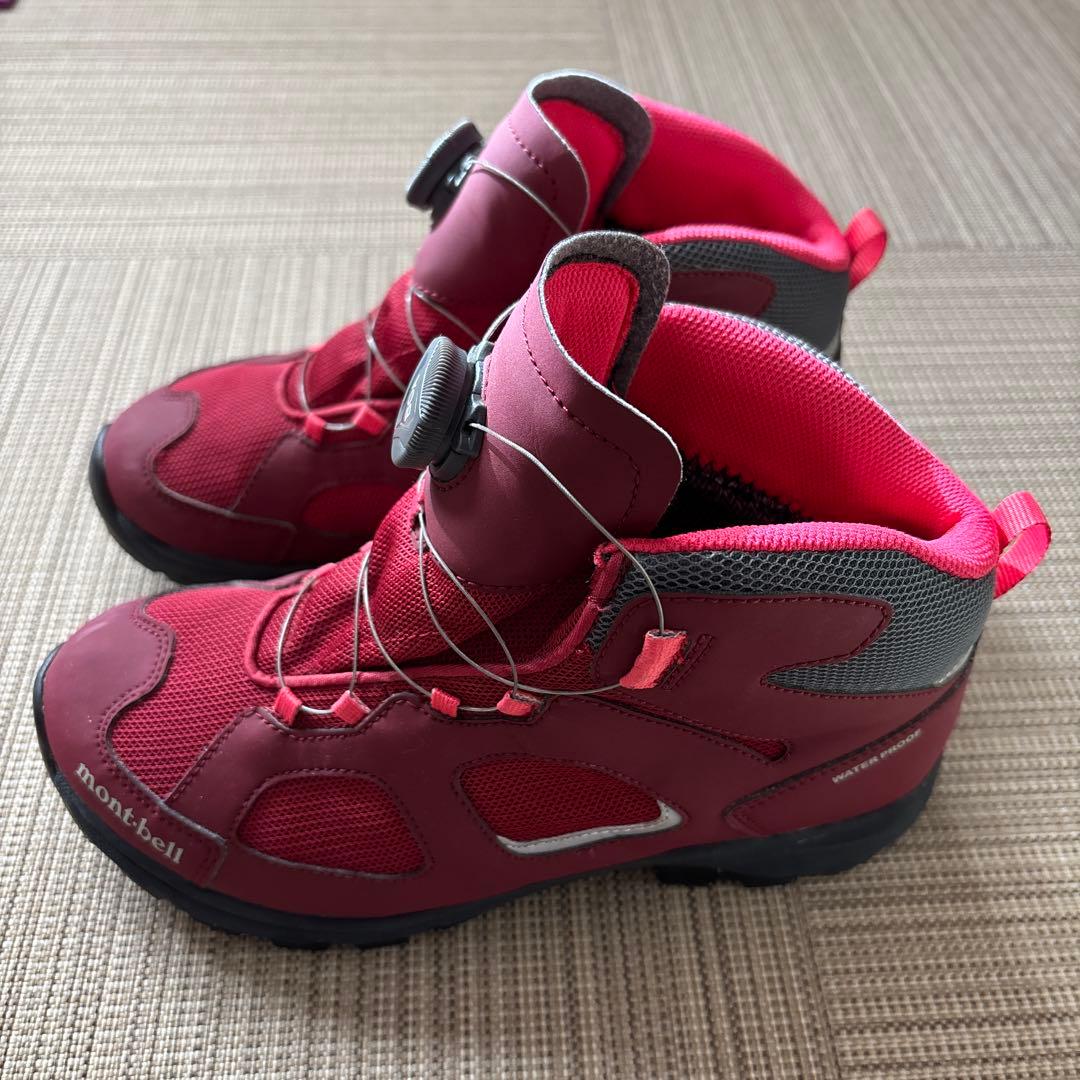 mont-bell キッズ トレッキングシューズ（23cm）【ほぼ新品】