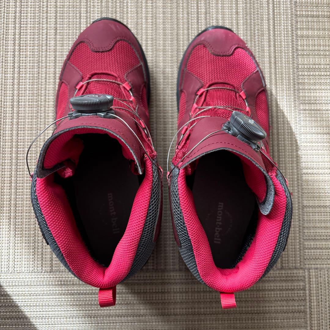 mont-bell キッズ トレッキングシューズ（23cm）【ほぼ新品】