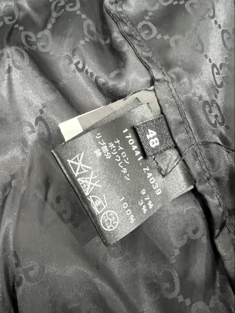 【超レア】48 GUCCI ブルゾン　GG総柄　グッチ　ナイロン　ジャンパー