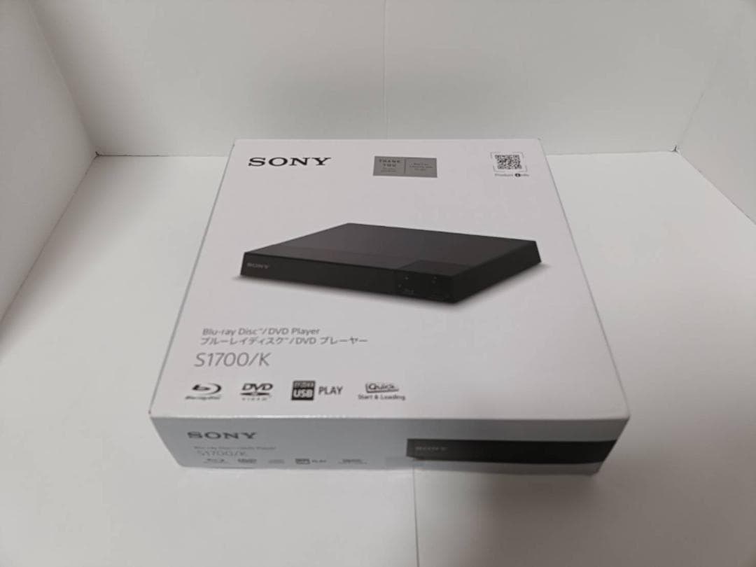 【中古・開封済み】ソニー ブルーレイプレーヤー　BDP-S1700/K2025年