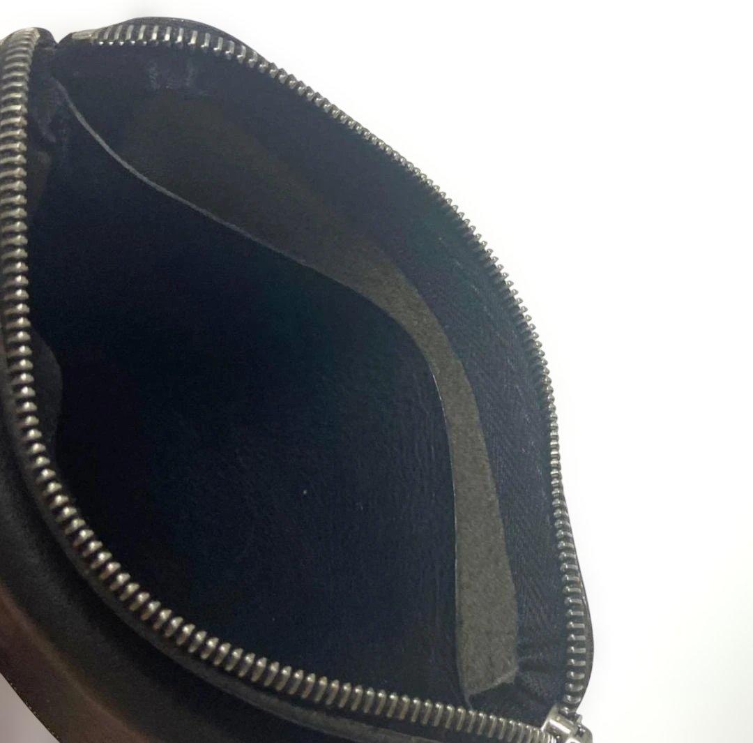 希少 Bill Wall Leather コンパクト レザー ジップ ウォレット