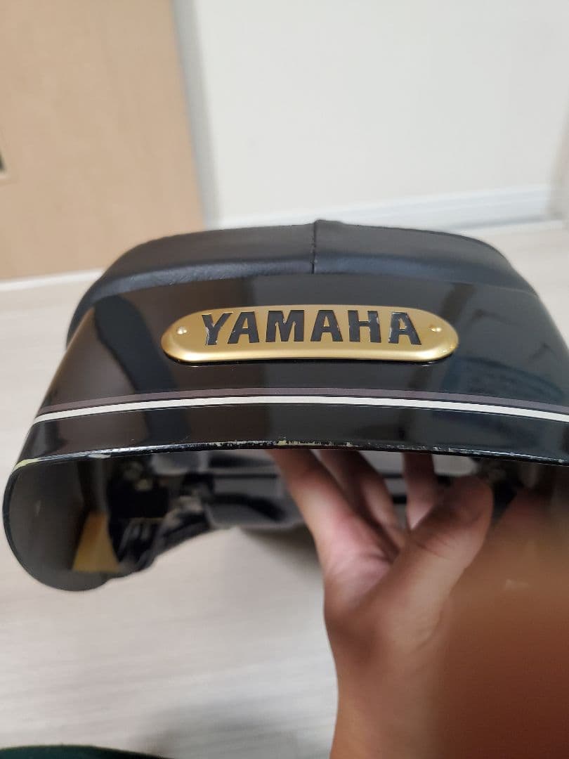 sr400 純正シート　グリタリングブラック