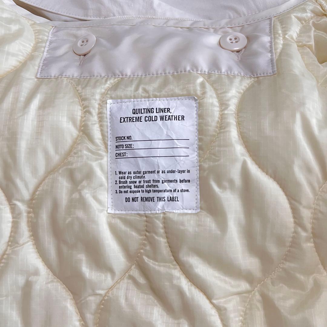 FREAK'S STORE/モッズコート キルトライナー付きモッズコート 白