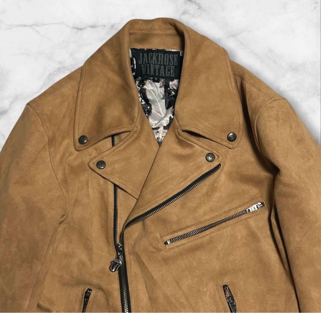 未使用級　ジャックローズ ローリングストーン ライダースジャケット ピーチスキン