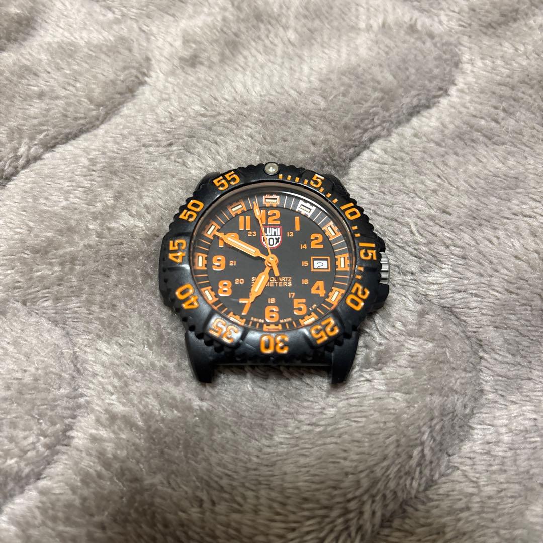 Luminox アナログ時計 ブラック/オレンジ