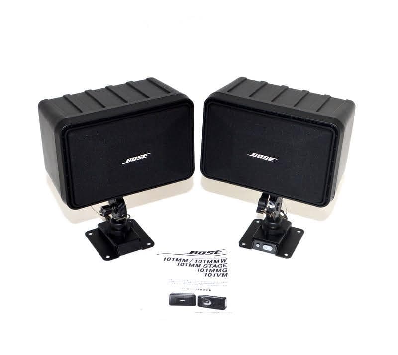 匿名配送☆BOSE ボーズ 101MM 天吊金具付 ペアスピーカー シリアル連番