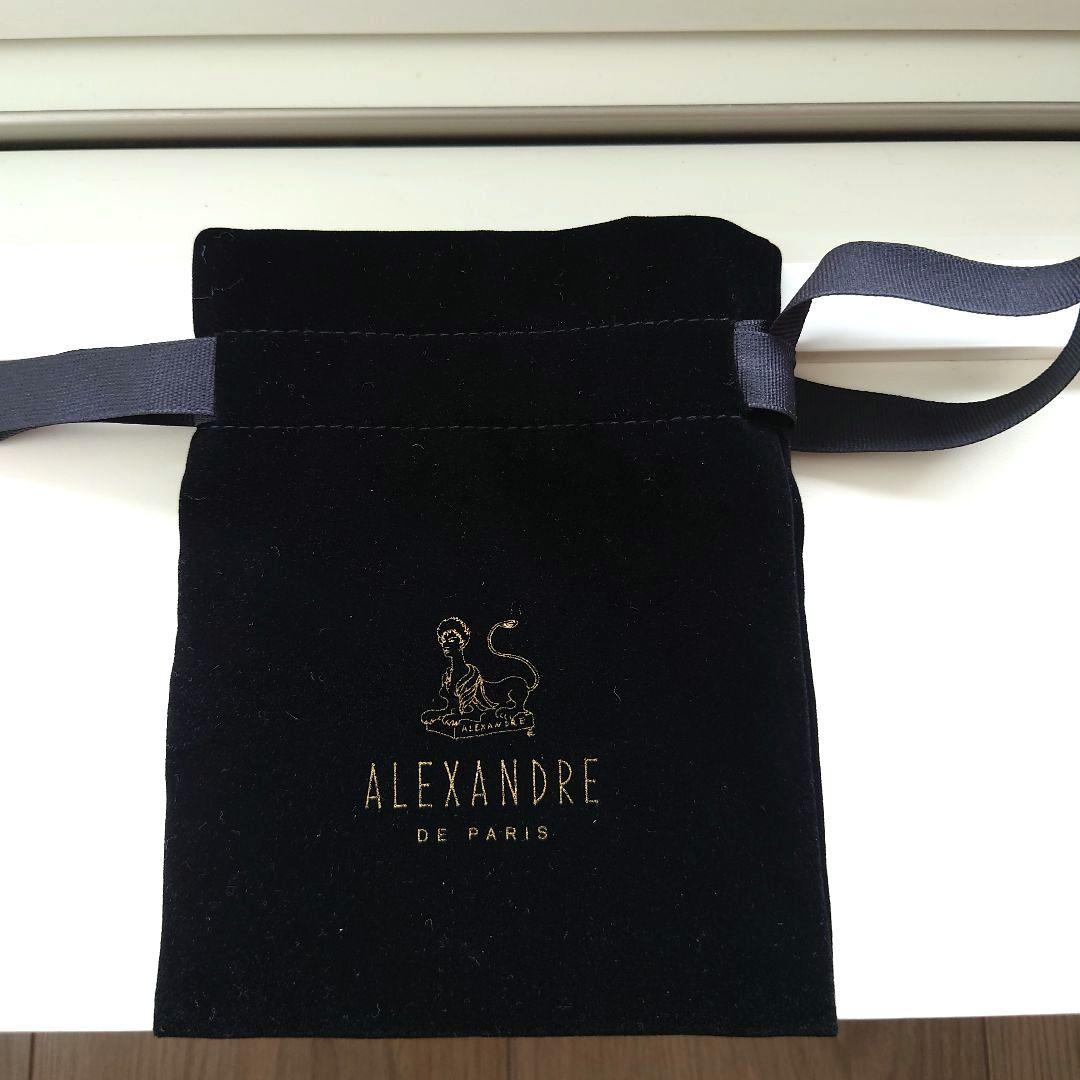 ★新品未使用 ALEXANDRE DE PARIS ベロアリボンポニー ブラウン