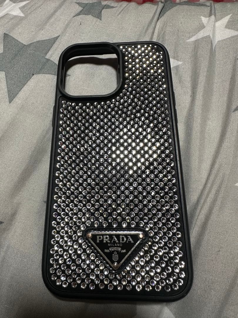 PRADA ストーン装飾 iPhoneケース