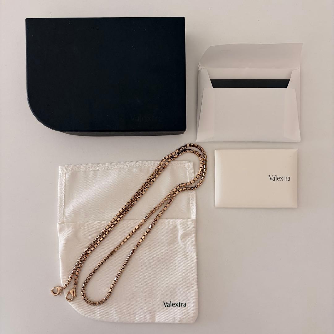 【美品】Valextraチェーンショルダーストラップ100cm【イジィデ】
