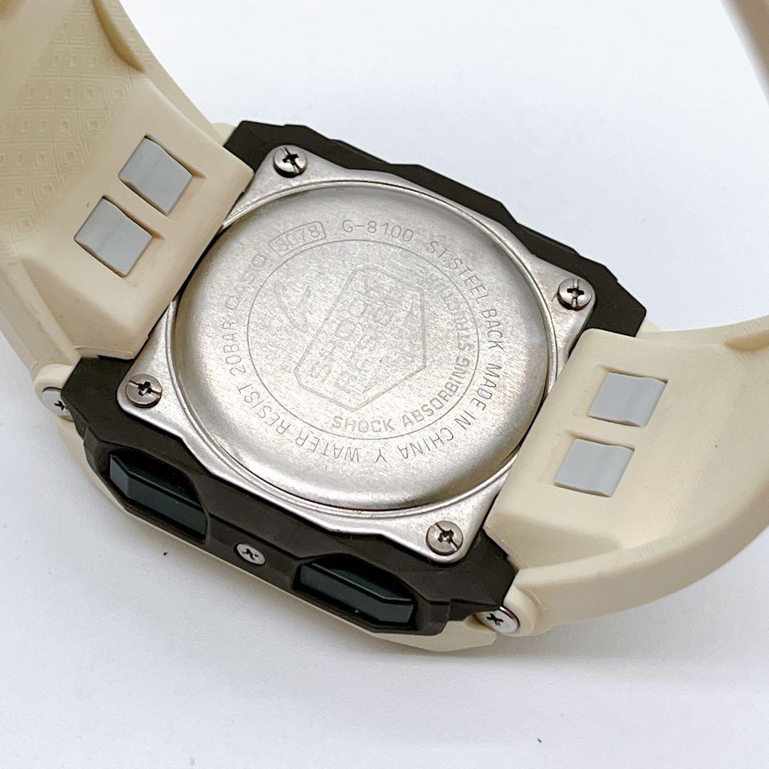 CASIO カシオ G-SHOCK G8100-1JF 腕時計 アイボリーy2k