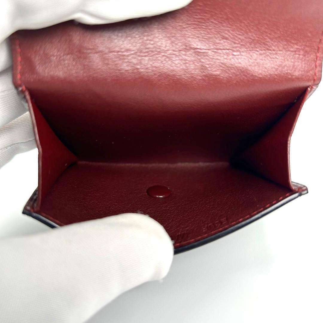 カルティエ　ケース　ブラック　マストライン　レザー　ロゴ型押し