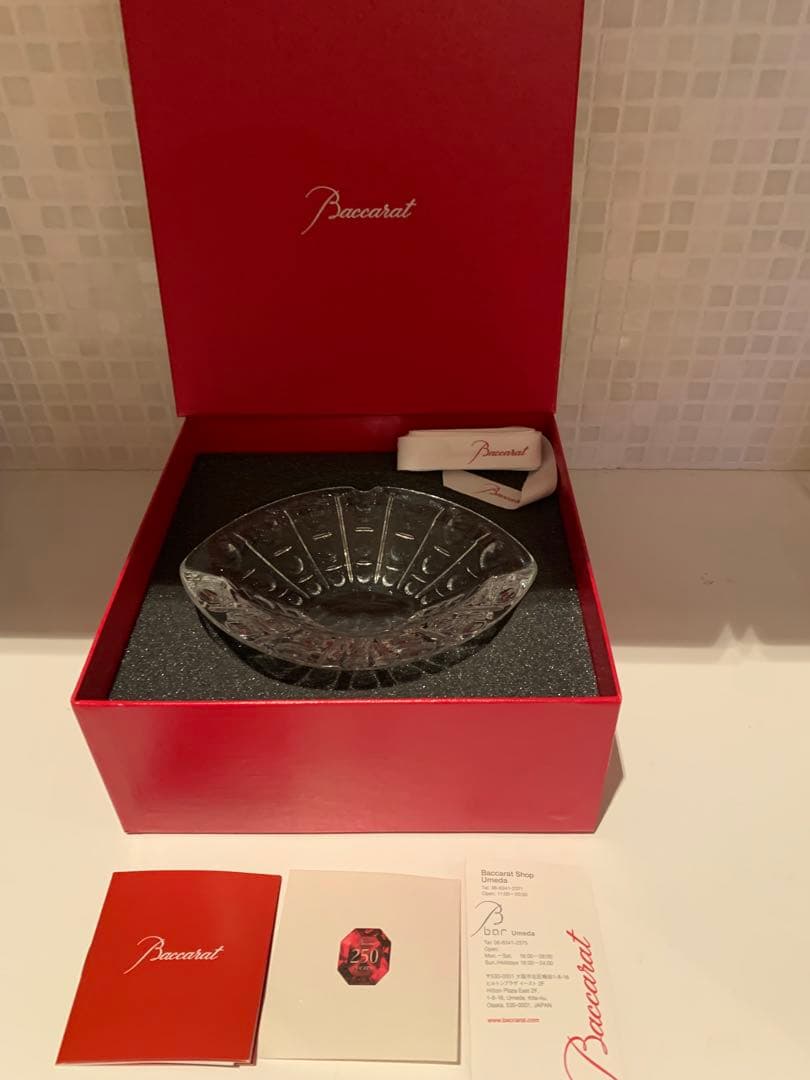 未使用　Baccarat バカラ エキノックス アッシュトレイ 灰皿