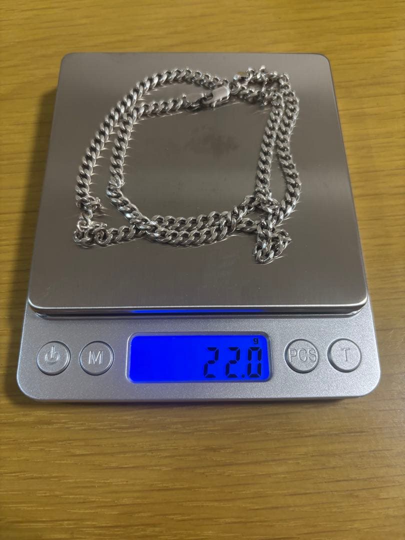 シルバー925 喜平チェーン ネックレス 4.5mm約50cm.22g