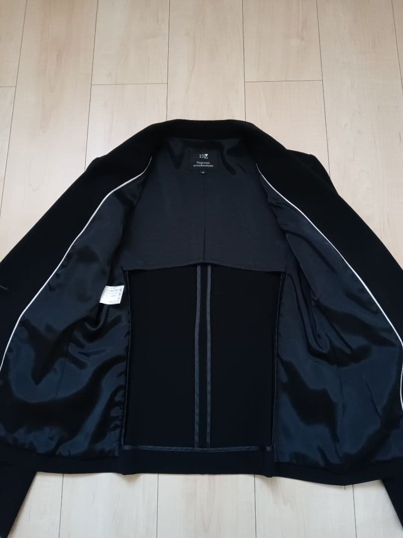 【美品】23区 セットアップパンツスーツ L　 ブラック ビジネス フォーマル
