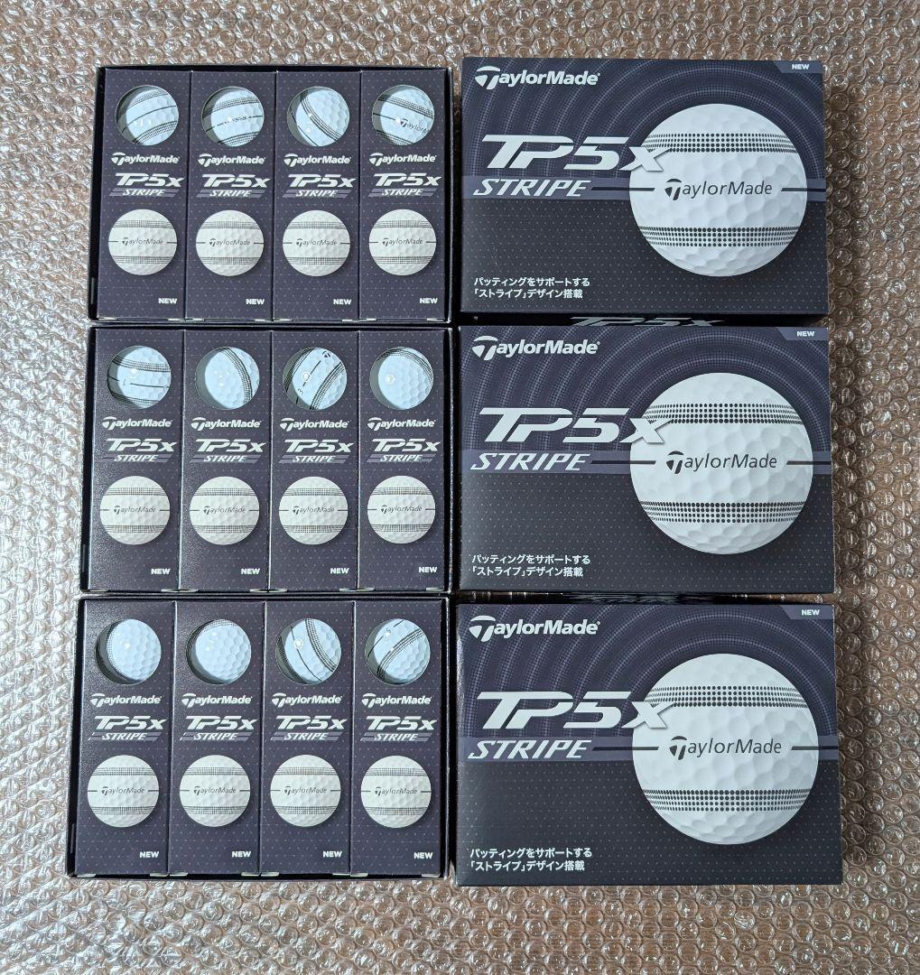 新品　テーラーメイド TP5x ストライプ　3ダース