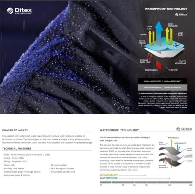 【Dimito】QUASAR FZ スノーウエア NTTK25257