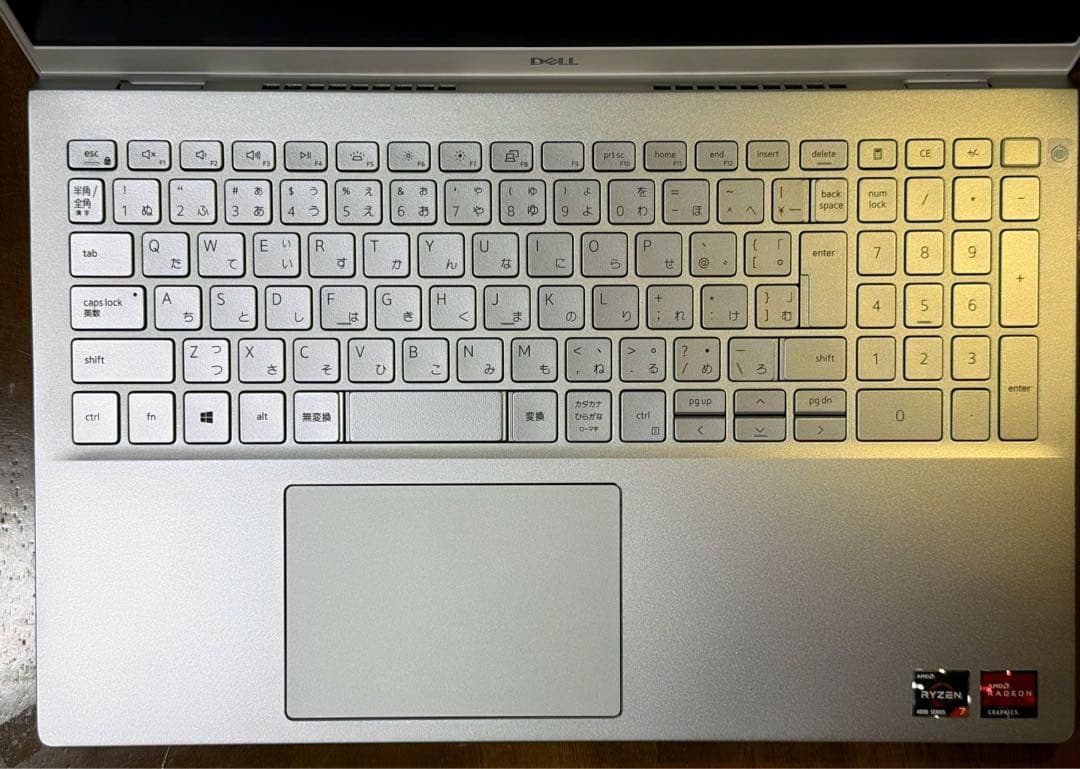 DELL Inspiron 5505 ryzen 7 シルバー ノートPC 本体