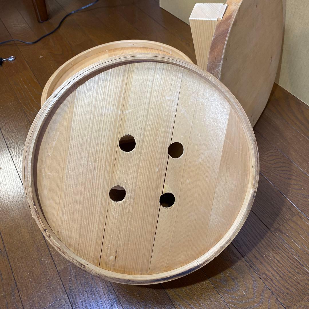 大型　曲げわっぱのセイロ　二段