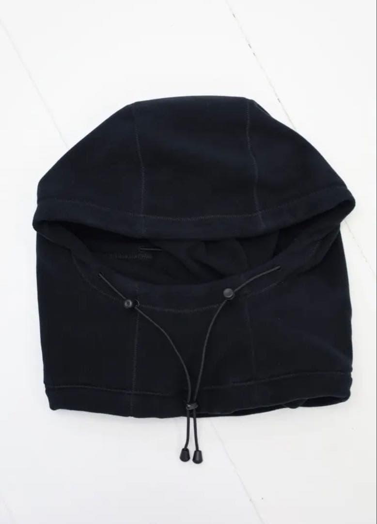 コムデギャルソンオム25FW エステルフリースバラクラバBLACK