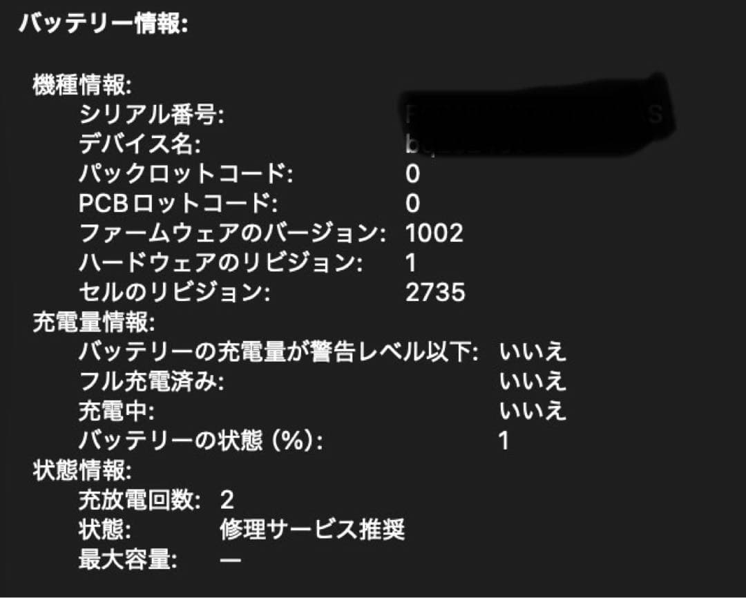 Apple MacBook Air 13インチ（M1チップ搭載）