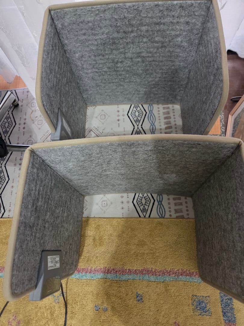 アイリスオーヤマ デスクパネルヒーター KPH-162-T 2つセット