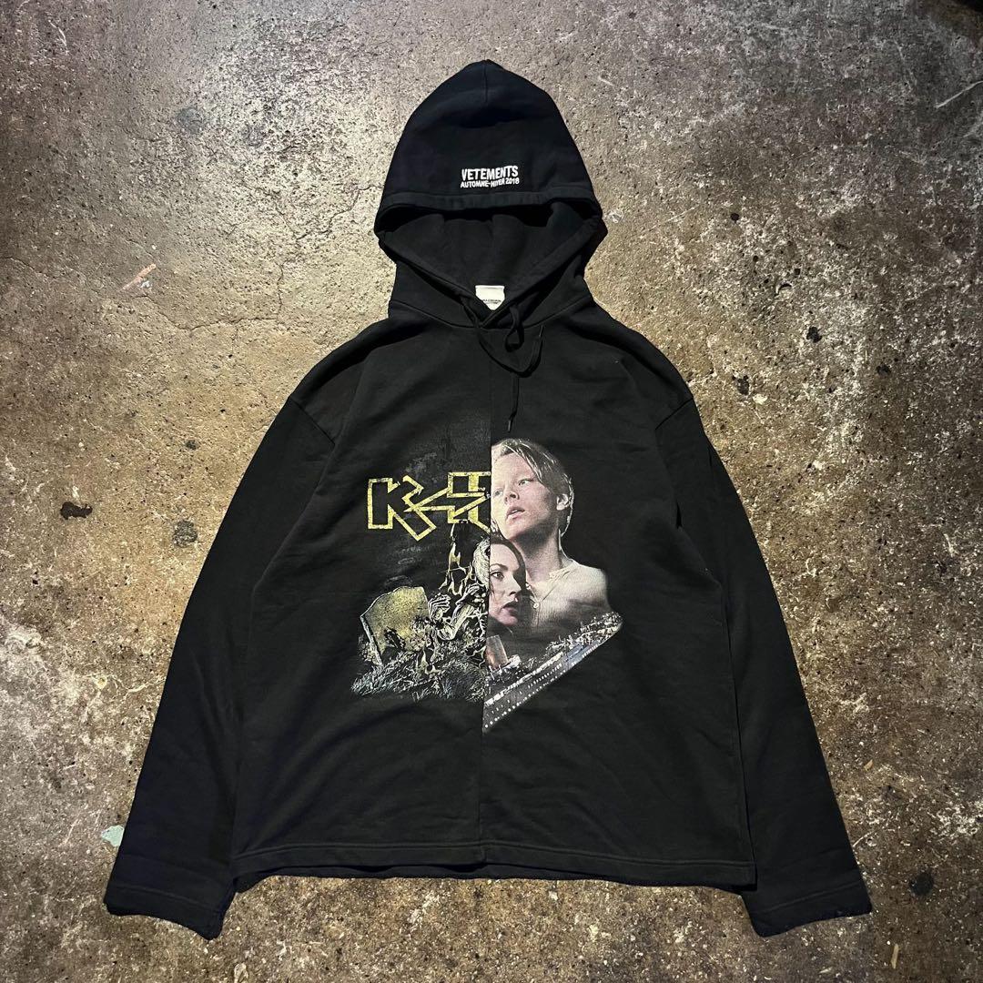 トップス vetements titanic k-hole split hoodie