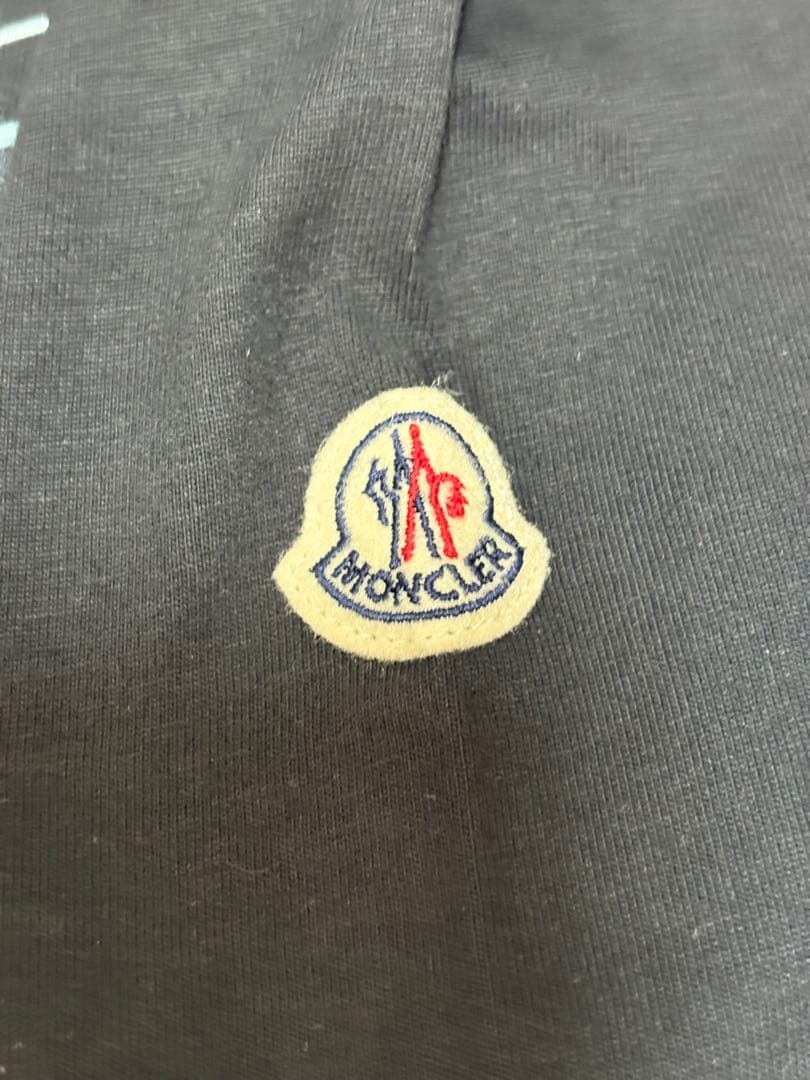 MONCLER ロゴTシャツ ブラック 6A116㎝