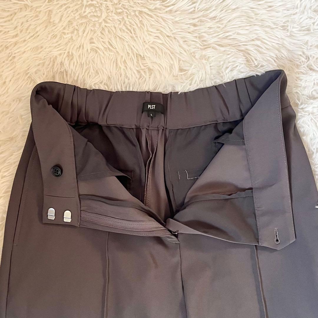 未使用級✨ プラステ ハイストレッチトリコットカラーレスジャケット セット L