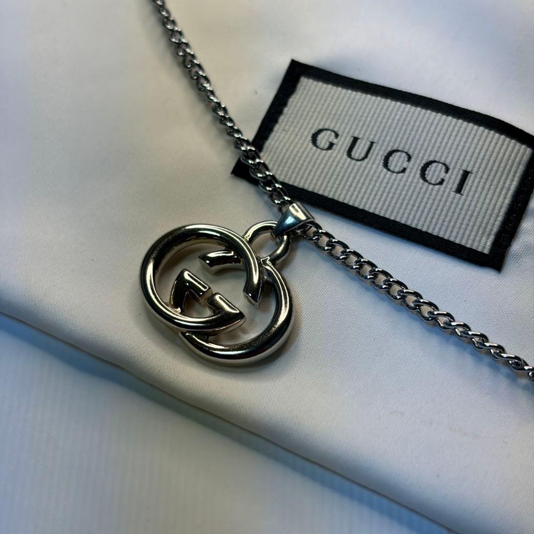 【美品】GUCCI グッチ インターロッキング GG チャーム