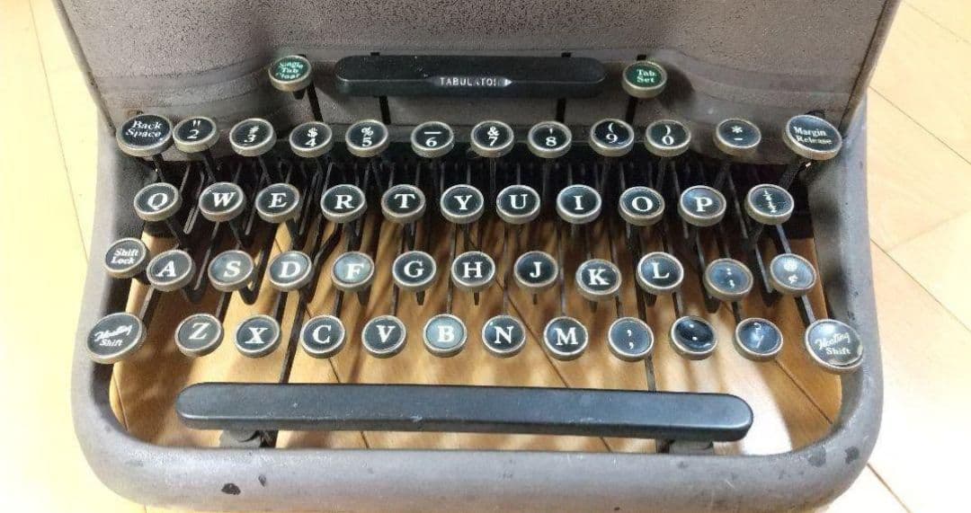 【ビンテージ】大型 米国 アンティーク SMITH-CORONA タイプライター