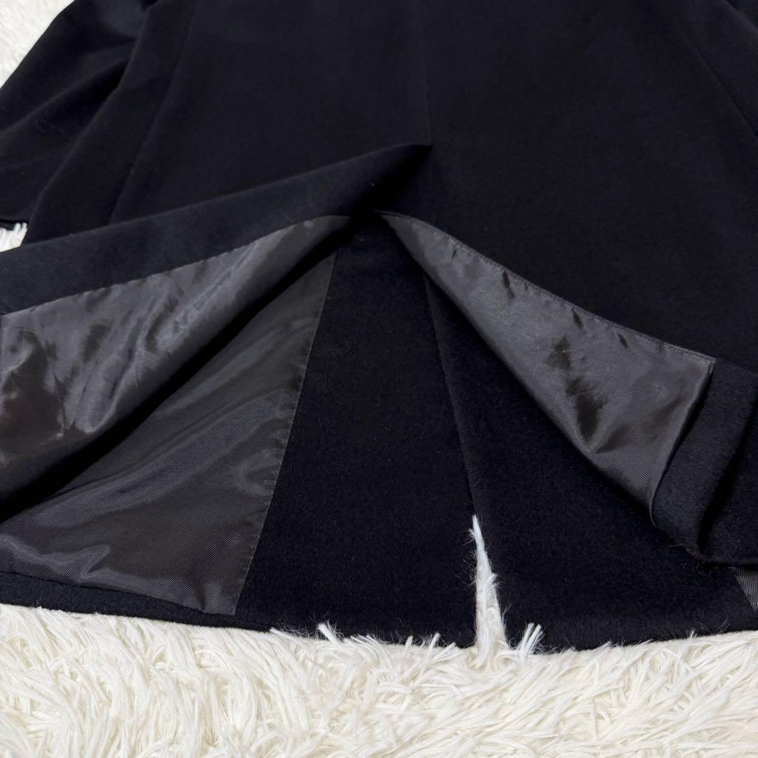 【ほぼ未使用】UNIQLO 22AW カシミヤ チェスターコート ブラック L