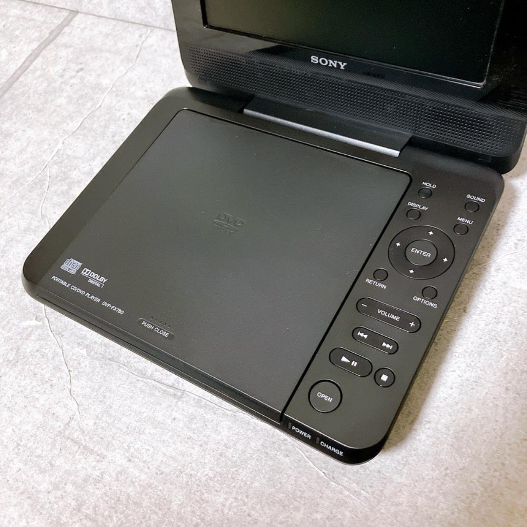【極美品】SONY DVP-FX780 ポータブルDVDプレーヤー ブラック