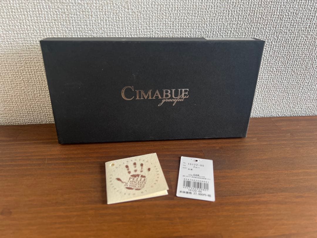 カ*ス様 新品未使用 CIMABUE ラウンドファスナー長財布 イタリアンレザー