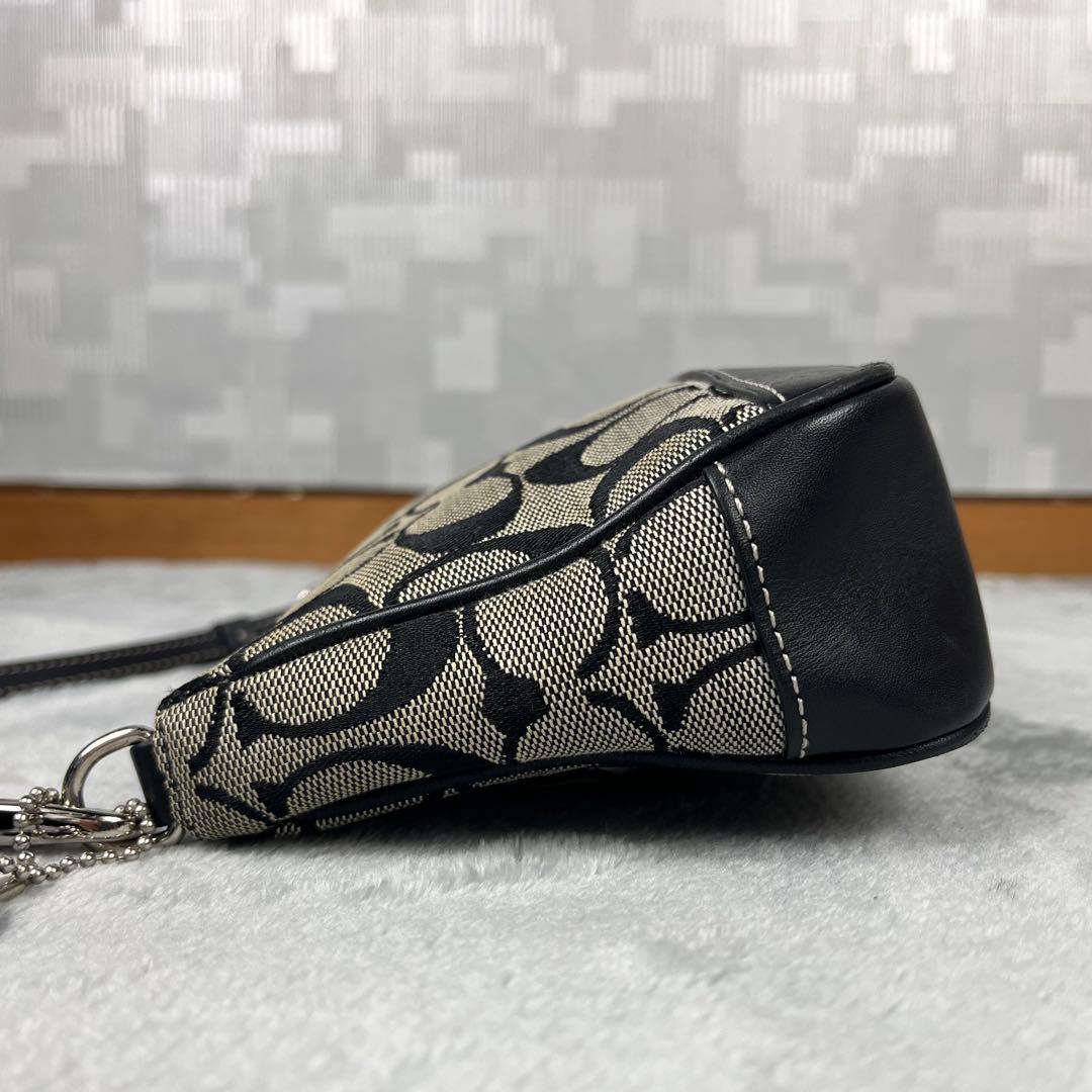 Coach コーチ アクセサリーポーチ グレー系 シグネチャー