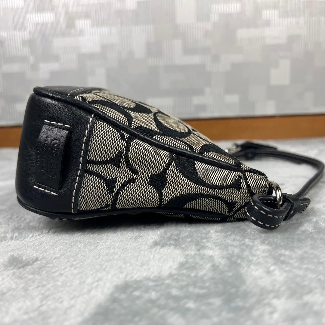 Coach コーチ アクセサリーポーチ グレー系 シグネチャー