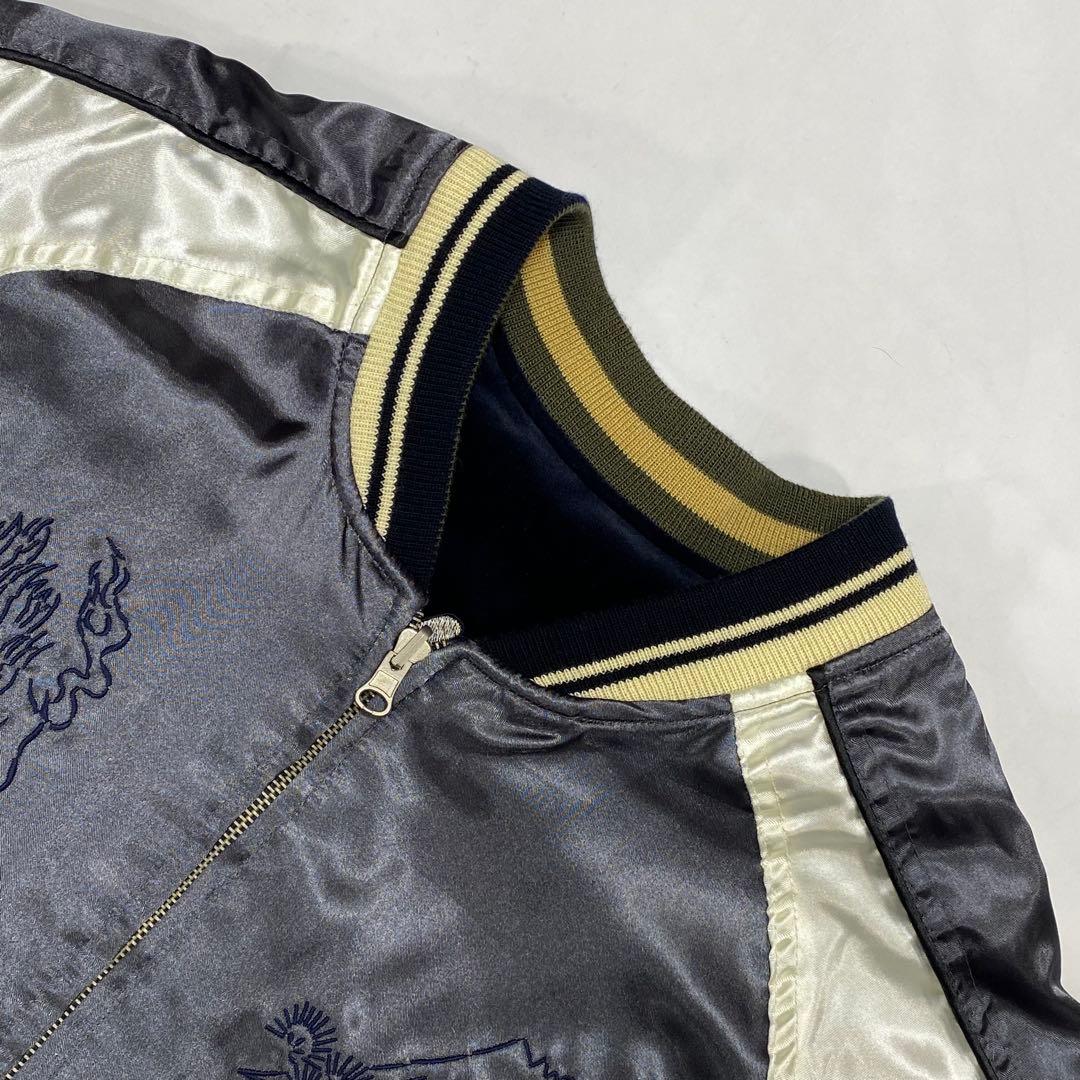 テッドマン ベロア 別珍 サテン スカジャン 和柄 刺繍 アメカジ リバーシブル