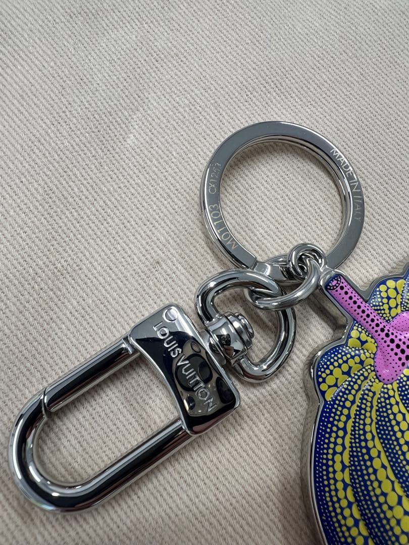 ルイヴィトン　ポルト　クレ　パンプキン　キーリング
