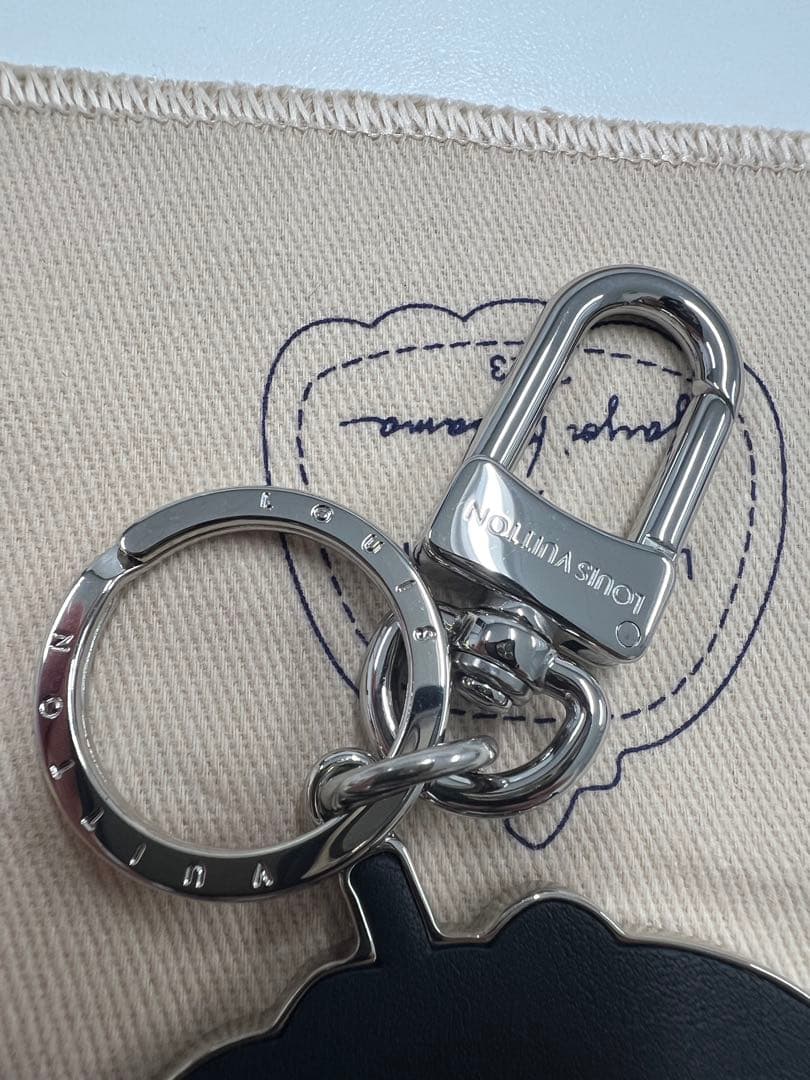 ルイヴィトン　ポルト　クレ　パンプキン　キーリング