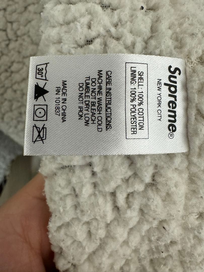 supreme Flannel sherpa shirt ショーンパブロ着用